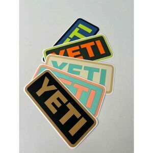 YETI stickers 5pc assorted colors‎ New